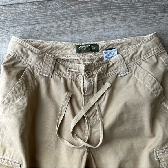 Eddie Bauer Khaki Cargo Capri Pants - Picture 4 of 11